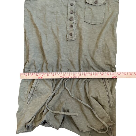 Michael Stars Womens Olive Green Romper Size 2 - Picture 7 of 9